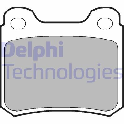 LP915 DELPHI Комплект тормозных колодок, дисковый тормоз