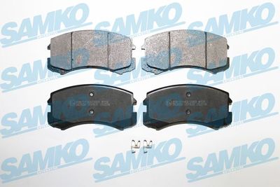 5SP826 SAMKO Комплект тормозных колодок, дисковый тормоз