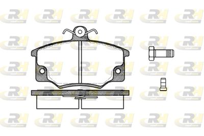 214604 ROADHOUSE Комплект тормозных колодок, дисковый тормоз