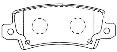 FP1216 FIT Комплект тормозных колодок, дисковый тормоз