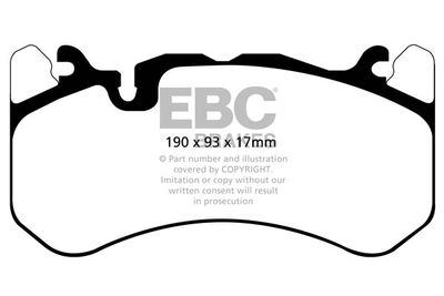 DP92081 EBC Brakes Комплект тормозных колодок, дисковый тормоз