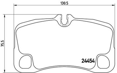 P65013 BREMBO Комплект тормозных колодок, дисковый тормоз