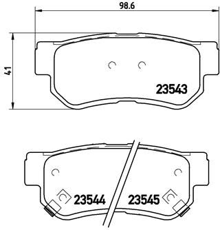 P30014 BREMBO Комплект тормозных колодок, дисковый тормоз