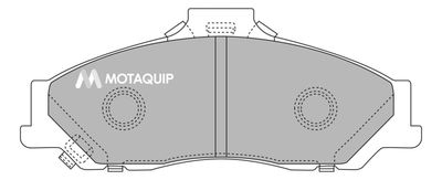 LVXL508 MOTAQUIP Комплект тормозных колодок, дисковый тормоз