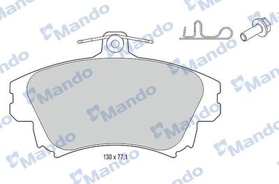 MBF015719 MANDO Комплект тормозных колодок, дисковый тормоз