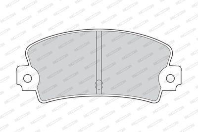 FDB102 FERODO Комплект тормозных колодок, дисковый тормоз
