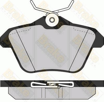 PA1236 Brake ENGINEERING Комплект тормозных колодок, дисковый тормоз