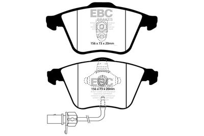 DP41510R EBC Brakes Комплект тормозных колодок, дисковый тормоз