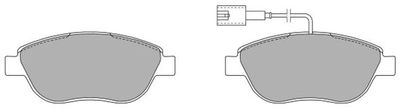 FBP121901 FREMAX Комплект тормозных колодок, дисковый тормоз