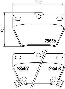 P83057 BREMBO Комплект тормозных колодок, дисковый тормоз