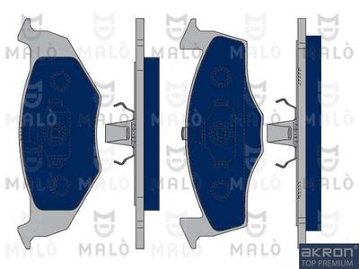 1050091 AKRON-MALÒ Комплект тормозных колодок, дисковый тормоз