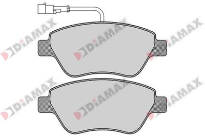 N09126 DIAMAX Комплект тормозных колодок, дисковый тормоз