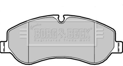 BBP2414 BORG & BECK Комплект тормозных колодок, дисковый тормоз