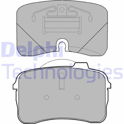 LP933 DELPHI Комплект тормозных колодок, дисковый тормоз