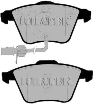 JCP1407 JURATEK Комплект тормозных колодок, дисковый тормоз