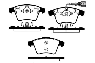 RA08570 RAICAM Комплект тормозных колодок, дисковый тормоз