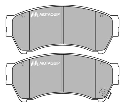 LVXL1382 MOTAQUIP Комплект тормозных колодок, дисковый тормоз