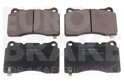 55022266001 EUROBRAKE Комплект тормозных колодок, дисковый тормоз