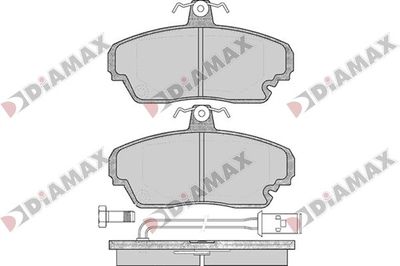 N09797 DIAMAX Комплект тормозных колодок, дисковый тормоз