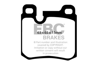 DP4996R EBC Brakes Комплект тормозных колодок, дисковый тормоз