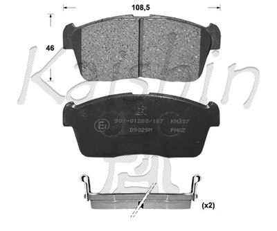 FK9029 KAISHIN Комплект тормозных колодок, дисковый тормоз