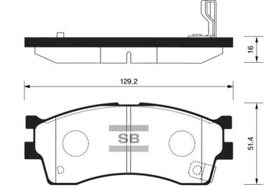 FBP1113 FI.BA Комплект тормозных колодок, дисковый тормоз