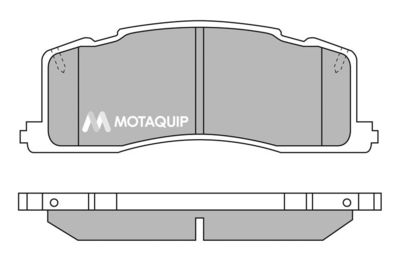 LVXL773 MOTAQUIP Комплект тормозных колодок, дисковый тормоз