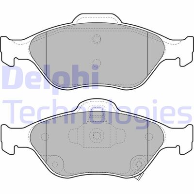 LP2005 DELPHI Комплект тормозных колодок, дисковый тормоз