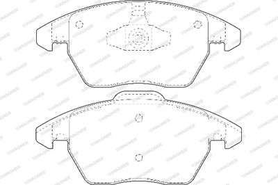 WBP23589A WAGNER Комплект тормозных колодок, дисковый тормоз
