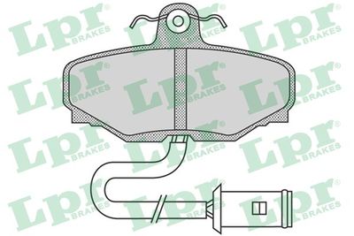 05P741 LPR Комплект тормозных колодок, дисковый тормоз