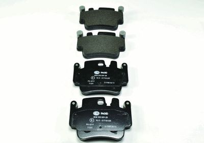 8DB355009281 HELLA Комплект тормозных колодок, дисковый тормоз