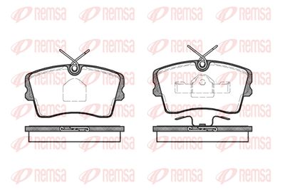017310 REMSA Комплект тормозных колодок, дисковый тормоз