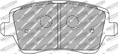 FCP1617W FERODO RACING Комплект тормозных колодок, дисковый тормоз