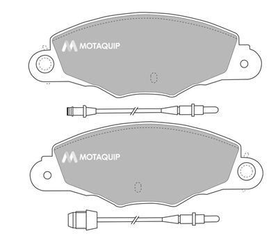 LVXL319 MOTAQUIP Комплект тормозных колодок, дисковый тормоз