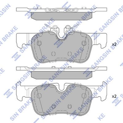 SP4066 Hi-Q Комплект тормозных колодок, дисковый тормоз