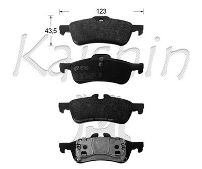 FK10150 KAISHIN Комплект тормозных колодок, дисковый тормоз