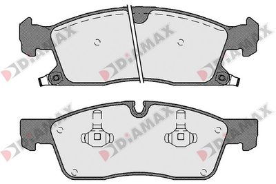 N09606 DIAMAX Комплект тормозных колодок, дисковый тормоз