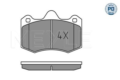 0252497417PD MEYLE Комплект тормозных колодок, дисковый тормоз
