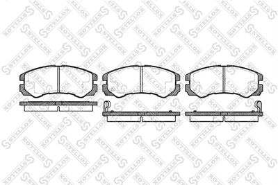 436002BSX STELLOX Комплект тормозных колодок, дисковый тормоз