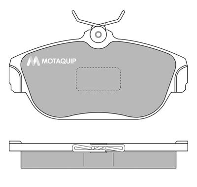 LVXL618 MOTAQUIP Комплект тормозных колодок, дисковый тормоз