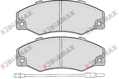 N09035 DIAMAX Комплект тормозных колодок, дисковый тормоз