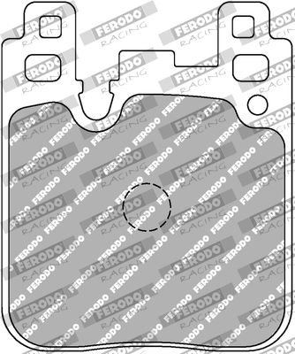 FCP4663W FERODO RACING Комплект тормозных колодок, дисковый тормоз