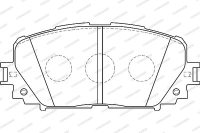 WBP24708A WAGNER Комплект тормозных колодок, дисковый тормоз