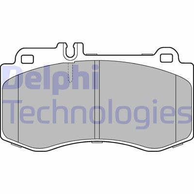 LP2304 DELPHI Комплект тормозных колодок, дисковый тормоз