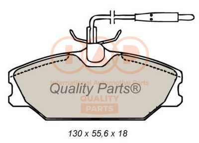 70420000 IAP QUALITY PARTS Комплект тормозных колодок, дисковый тормоз