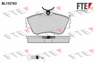 BL1327A3 FTE Комплект тормозных колодок, дисковый тормоз