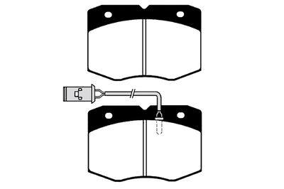 RA05290 RAICAM Комплект тормозных колодок, дисковый тормоз