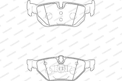 WBP23926A WAGNER Комплект тормозных колодок, дисковый тормоз