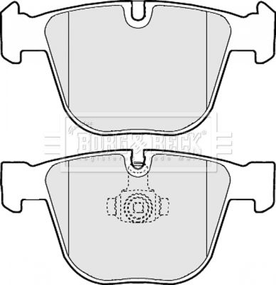 BBP1977 BORG & BECK Комплект тормозных колодок, дисковый тормоз