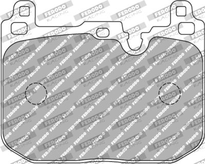 FDS4611 FERODO RACING Комплект тормозных колодок, дисковый тормоз